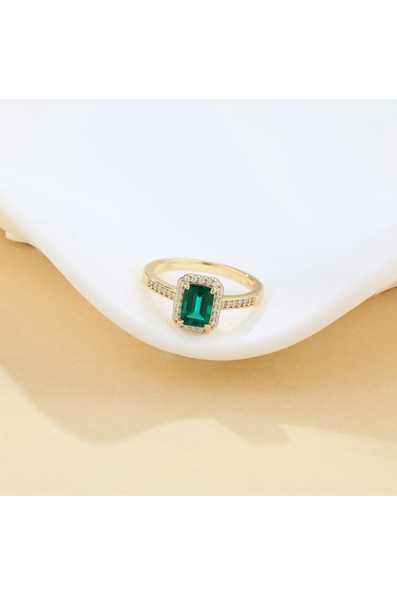 Natural Emerald (Panna) Gemstone Ring Woman And Mens Birthstone Gift Ring Promise Ring