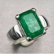 Natural Emerald Ring Unheated Untreated Green Emerald Ring Swat rich green Emerald stone Swati Emerald Ring real Zamurd Ring Shia rings