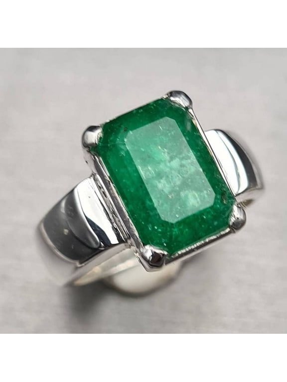 Natural Emerald Ring Unheated Untreated Green Emerald Ring Swat rich green Emerald stone Swati Emerald Ring real Zamurd Ring Shia rings