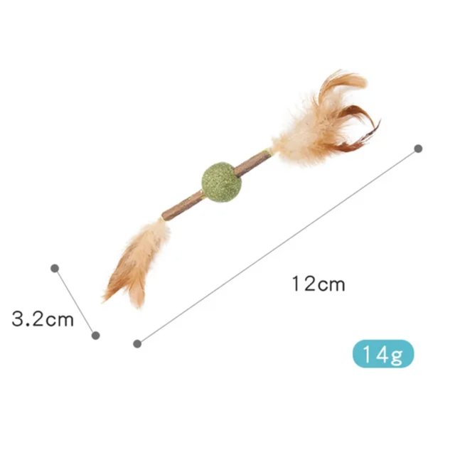 Natural and Engaging Interactive Cat Toy Healthy Silvervine and Catnip