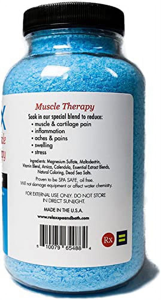 Natural Epsom Salts Muscle Therapy and Joint Therapy (19 oz) Bath