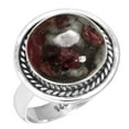 thumbnail image 1 of Natural Eudialyte 925 Sterling Silver Handmade Ring, 1 of 6