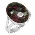 thumbnail image 1 of Natural Eudialyte Ring 925 Sterling Silver Handmade Jewelry, 1 of 6