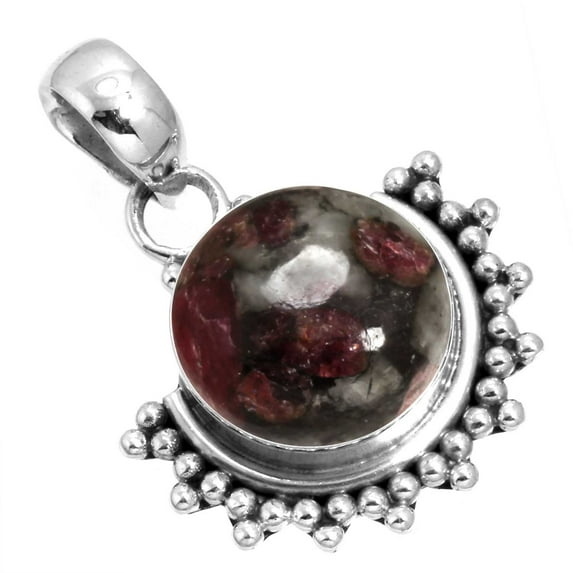 Natural Eudialyte Women Jewelry 925 Sterling Silver Pendant