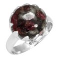 thumbnail image 1 of Natural Eudialyte Women Jewelry 925 Sterling Silver Ring, 1 of 6