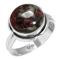 thumbnail image 1 of Natural Eudialyte Women Jewelry 925 Sterling Silver Ring, 1 of 6