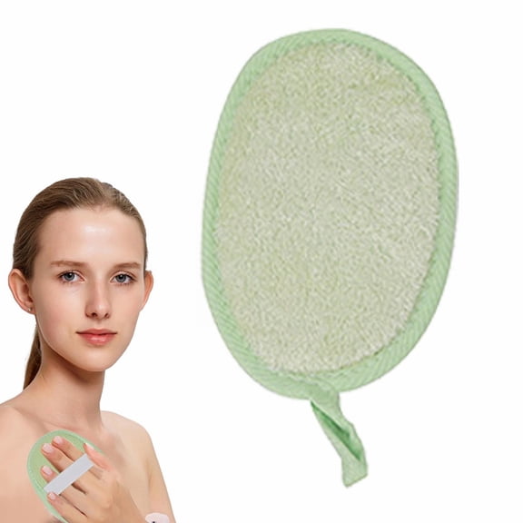 Natural Exfoliating Body Sponge Made From Organic Loofah (1/6 Count) for Men and Women,1/6Pcs Natural Loofah Exfoliating Body Scrubber Made From Organic Bath Luffa for Women and Men,