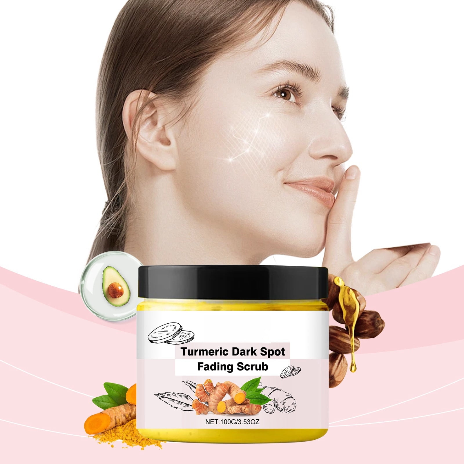 Natural Exfoliating For Removal Achieve And Even Skin Tone Shower Scrub