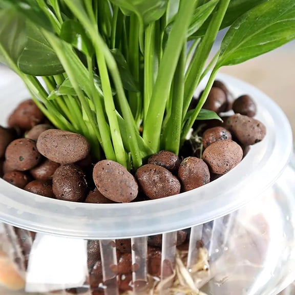 Natural Expanded Clay Pebbles Clay Balls Organic Hydroton Leca Balls for Plants Hydroponic Growing Gardening Orchids Drainage Decoration Aquaponics