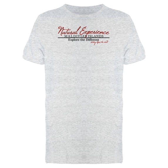 Natural Experience Lettering Tee Men's -Image by Shutterstock