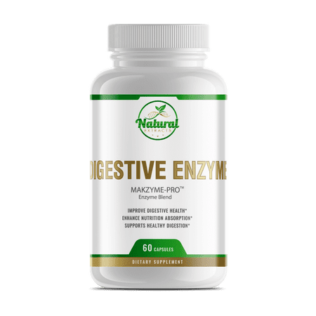 Natural Extract Digestive Enzyme, 60 Count