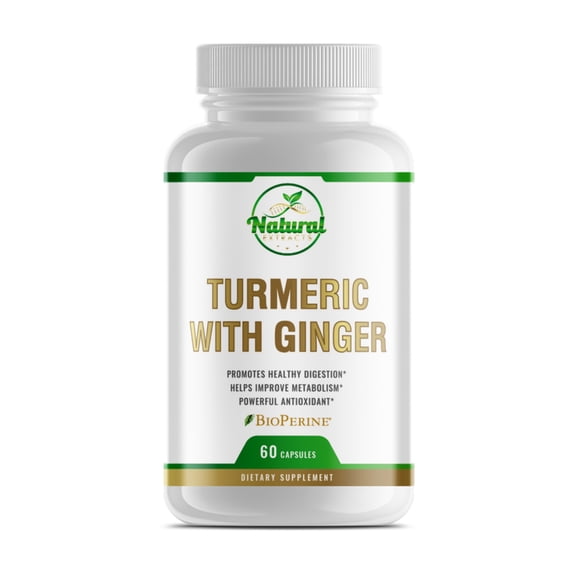Natural Extract Turmeric with Ginger 60ct