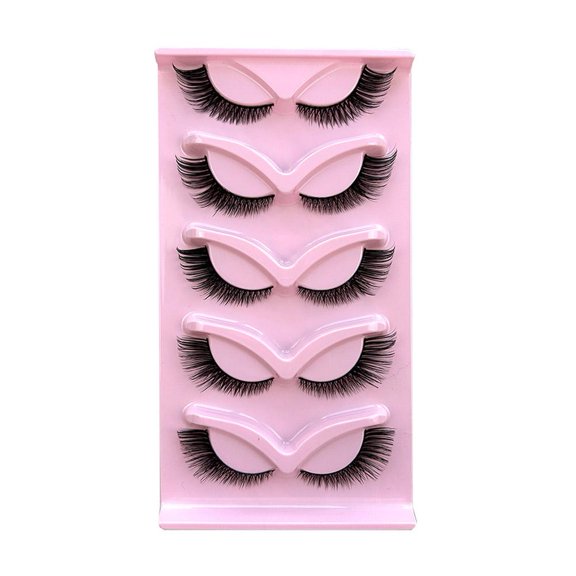 Natural Eyelashes Fake Eyelashes, ,Invisible Fake Eyel