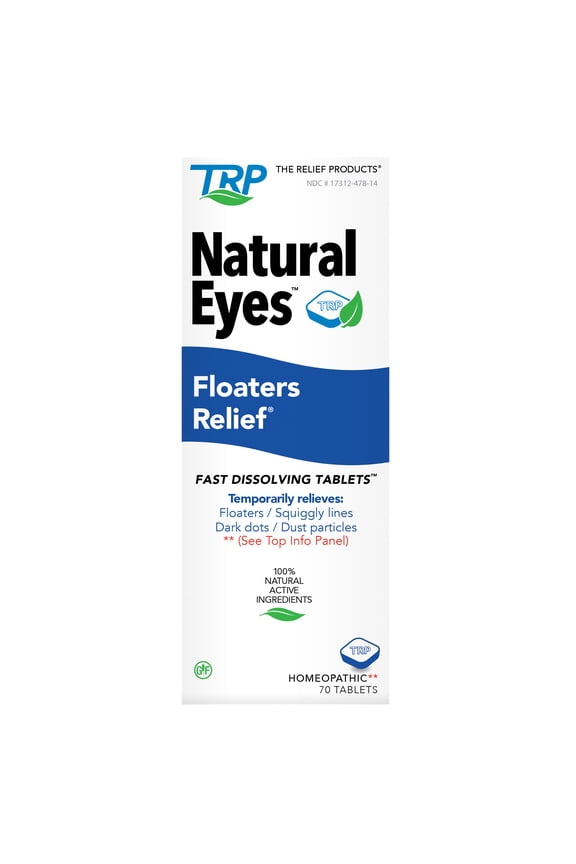 Natural Eyes Floaters Relief 70ct Fast Dissolving Tablets