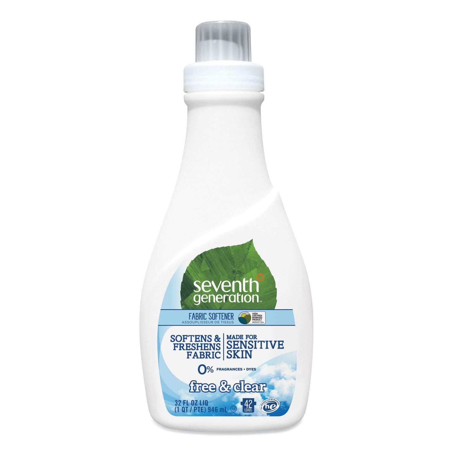Natural Fabric Softener Free And Clear 32 Fl Ounce Liquid