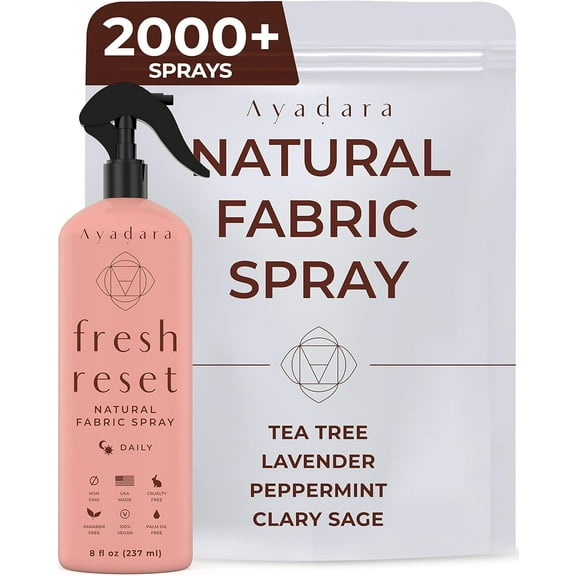 Natural Fabric Spray, Lavender Room Spray Air Freshener, Odor Eliminator Mist, Aromatherapy Home Fragrance, Lavender Linen Spray for Bedding, Pillow, Sheet, Blanket and Clothing, 2000+ Sprays