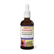 Natural Factors Anti-V Liquid Formula, Echinacea Supplement for Immune and Wellness Support, Organic, Non-GMO, 3.4 oz 100 servings