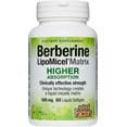thumbnail image 1 of Natural Factors Berberine LipoMicel Matrix Softgels for Healthy Aging and Weight Management, 500 mg, 60 Softgels, 1 of 11