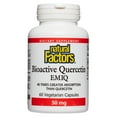 thumbnail interactive-video image 1 of Natural Factors Bioactive Quercetin EMIQ 50 mg with Vitamin C, Supports Sinus, Heart and Immune Health, 60 Capsules, 1 of 10