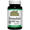thumbnail image 1 of Natural Factors Bromelain 500 mg, Enzyme Support for a Healthy Digestive System, 90 Capsules, 1 of 2