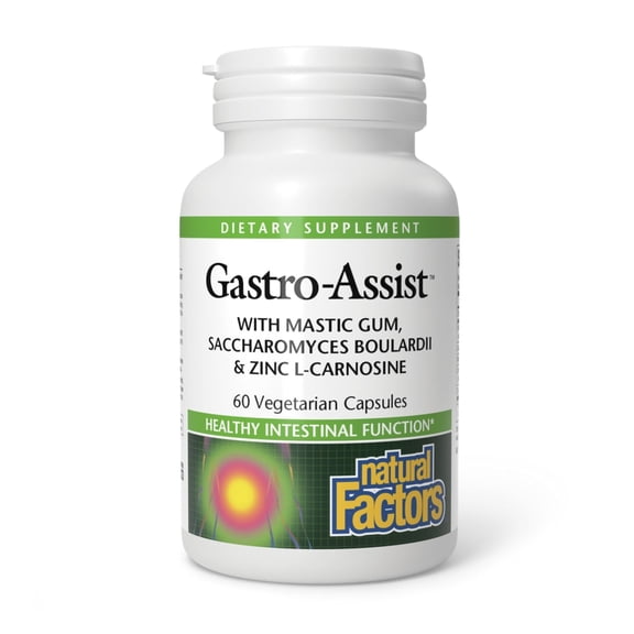 Natural Factors Gastro-Assist-60 Vegetarian Capsules