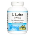 thumbnail image 1 of Natural Factors L-Lysine, Supports Healthy Immune System Function, 180 Vegetarian Capsules, 1 of 2