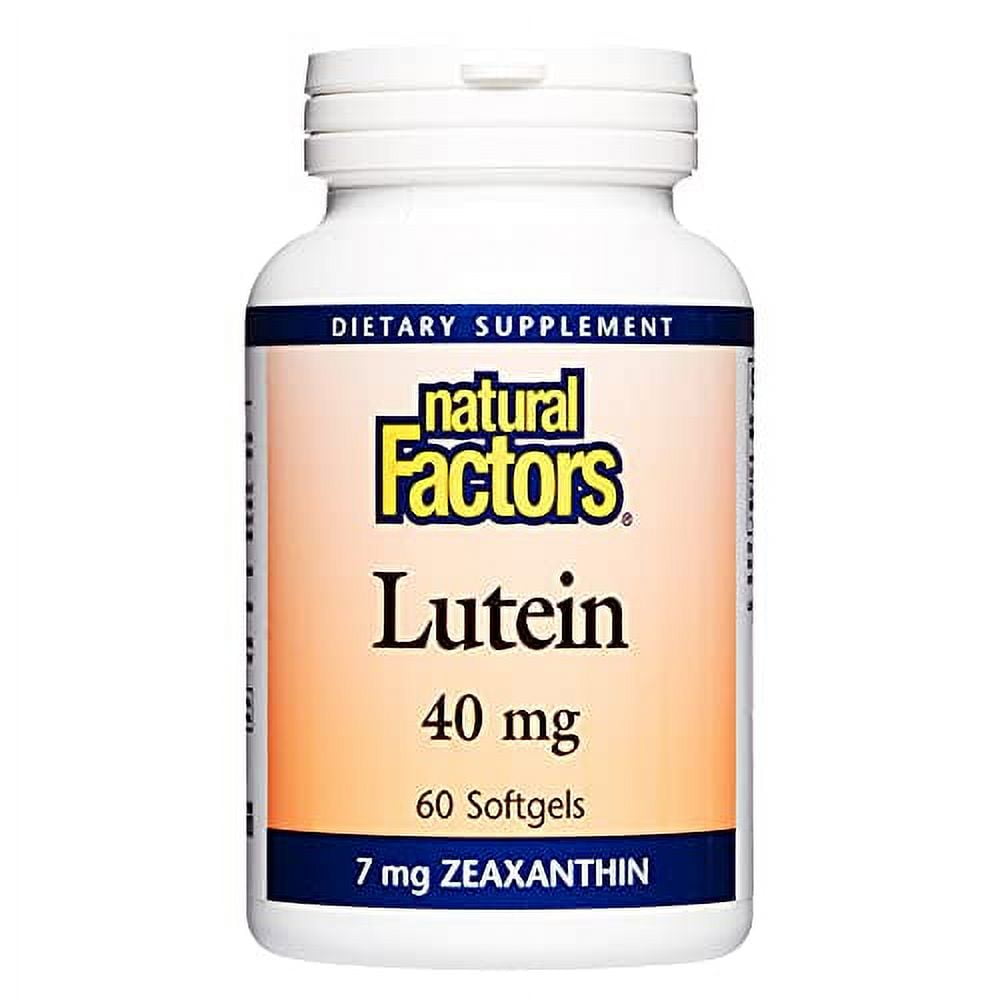 Natural Factors, Lutein 40 mg, Antioxidant Support for Healthy Eyes and