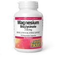 thumbnail interactive-video image 1 of Natural Factors Magnesium Bisglycinate Vegetarian Capsules for Nervous System Support, 200 mg, 120 Capsules, 1 of 3