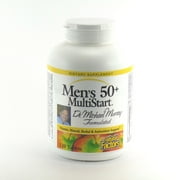 Natural Factors Mens 50+ MultiStart Daily Multivitamin, Nutritional Support for Immune and Prostate Health, 120 Tablets