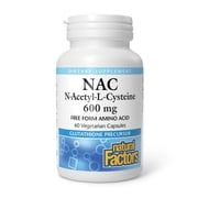 Natural Factors N-Acetyl-L-Cysteine 600 mg, 60 Capsules