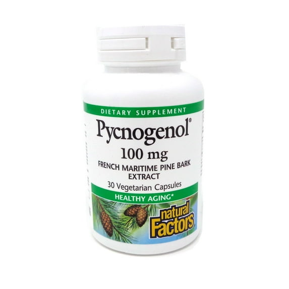 Natural Factors Pycnogenol 100mg- 30 Vegetarian Capsules