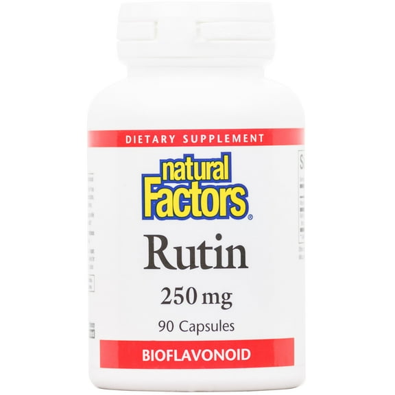 Natural Factors Rutin 250mg, A Citrus Bioflavinoid, 90 Capsules