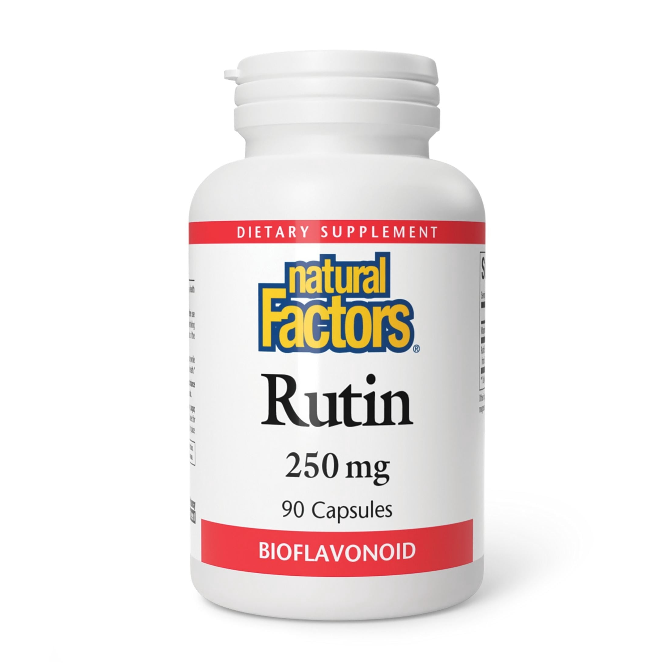 Natural Factors Rutin 250mg, A Citrus Bioflavinoid, 90 Capsules