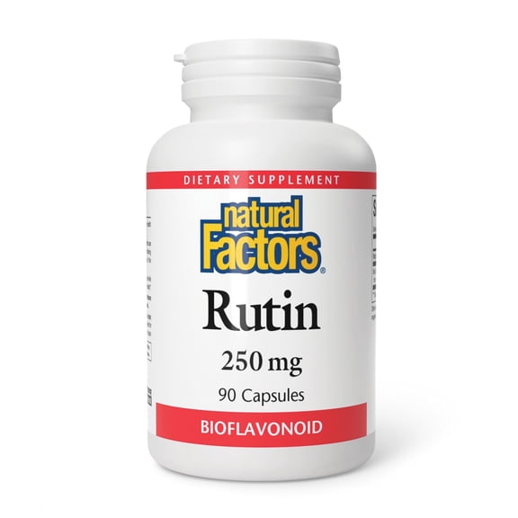 Natural Factors Rutin 250mg, A Citrus Bioflavinoid, 90 Capsules