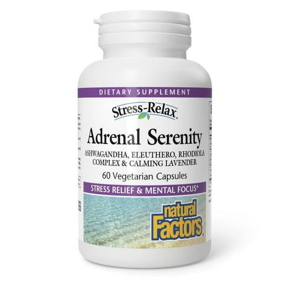 Natural Factors STRESS-RELAX Adrenal Serenity, 60 Capsules