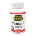 thumbnail image 1 of Natural Factors Vitamin C 1000 mg Time Release, Antioxidant Support for Immune and Bone Health, 90 Tablets, 1 of 2