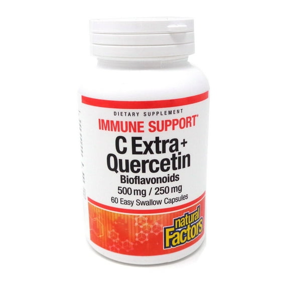Natural Factors Vitamin C Extra + Quercetin - 60 caps