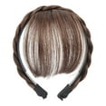 thumbnail image 1 of Natural False Bangs Hair Piece Headband Wispy Bangs Air Bangs for Daily Wear Girls Synthetic HairBand Bangs, 1 of 9