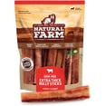thumbnail image 1 of Natural Farm Jumbo Bully Sticks, 6 Inch - 4 Count, Odor Free, Extra-Thick Dog Chews, 1 of 6