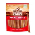 thumbnail image 1 of Natural Farm Odor-Free Thin Beef Bully Sticks for Dogs, 6 Inch, 25-Pack, 1 of 10