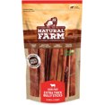Natural Farm OdorFree Bully Sticks (6 Inch, 20 Pack), 100 Beef Chews