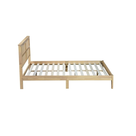 Natural - Feeling Rattan, Compact Package - Queen Bed for Convenient Delivery