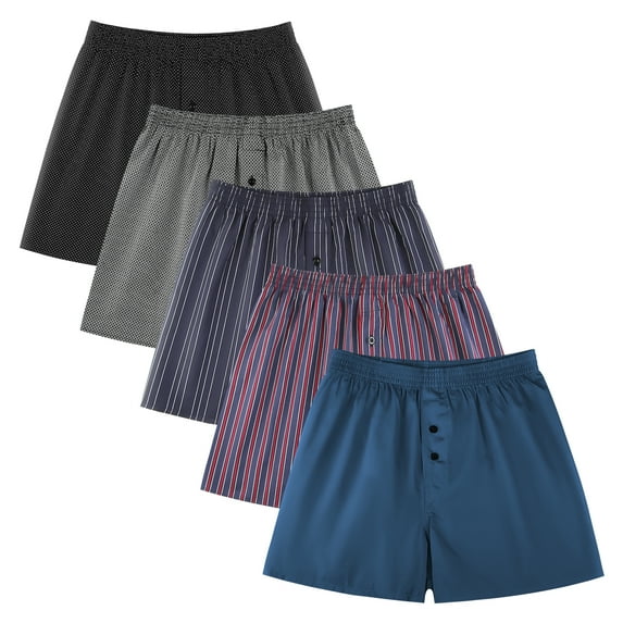 Natural Feelings Premium Soft Cotton Boxers Mens Underwear Classic Mens Boxer Shorts