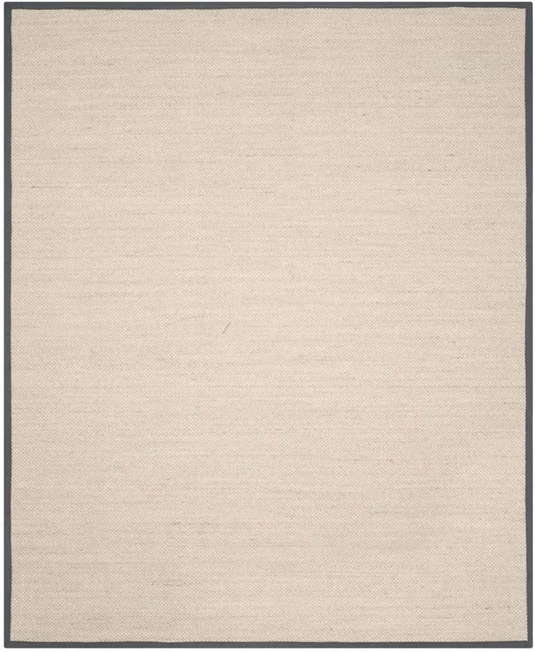 Natural Fiber Collection 8 X 10 Marble Beige NF143C Border Sisal natural-fiber-collection-8-x-10-marble-beige-nf143c-border-sisal