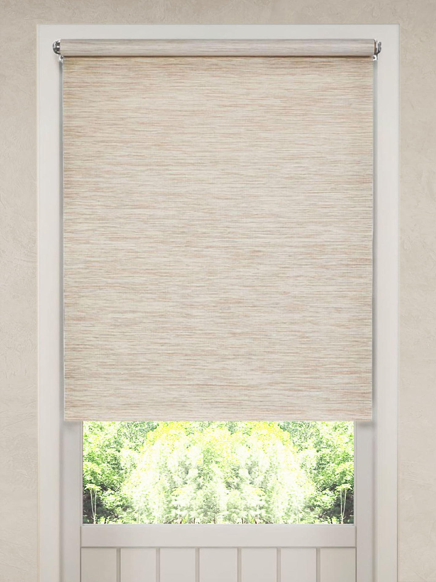 Natural Fiber Cordless Roller Shade 30x72 Tan