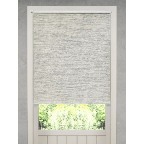 Natural Fiber Cordless Roller Shade 44.5x72 Gray