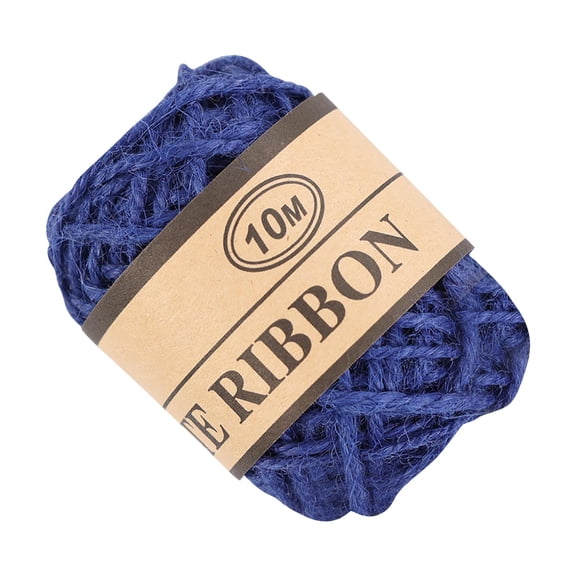 Natural Fiber Rope for Crafts 1.5mm x 10m Jute Twine for DIY Decorating Hanging Tags Photo Wall Art Wrapping Gifts Gardening Plants Ties - Natural Colored Macrame String for Home Holiday