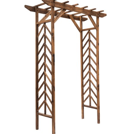 Natural Fir Wood Garden Arch / Safe and Splinter - free Design