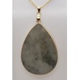 thumbnail image 1 of Natural Flash Labradorite Gold Necklace, 1 of 5