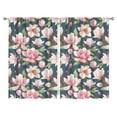thumbnail image 1 of Natural Flower Pattern Curtains 52x84 Inch Rod Pocket Blackout Drapes 2 Panels, Bedroom or Study, 1 of 2